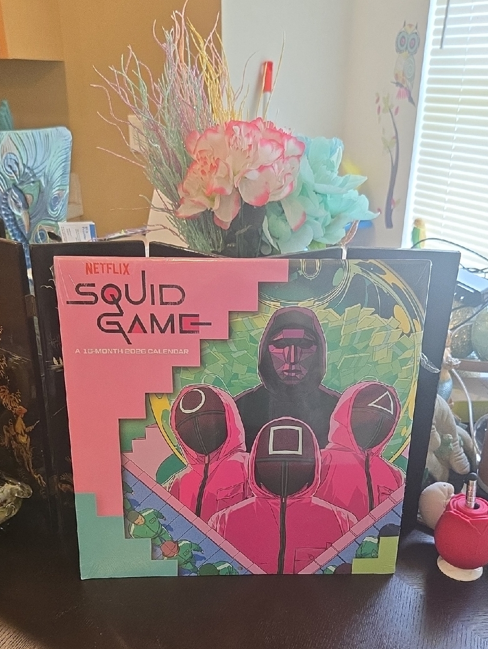 Netflix Squid Game Bright Pink Cover Calendar